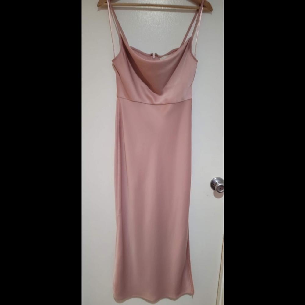 Sachin + Babi Satin Midi Dress Sz 4